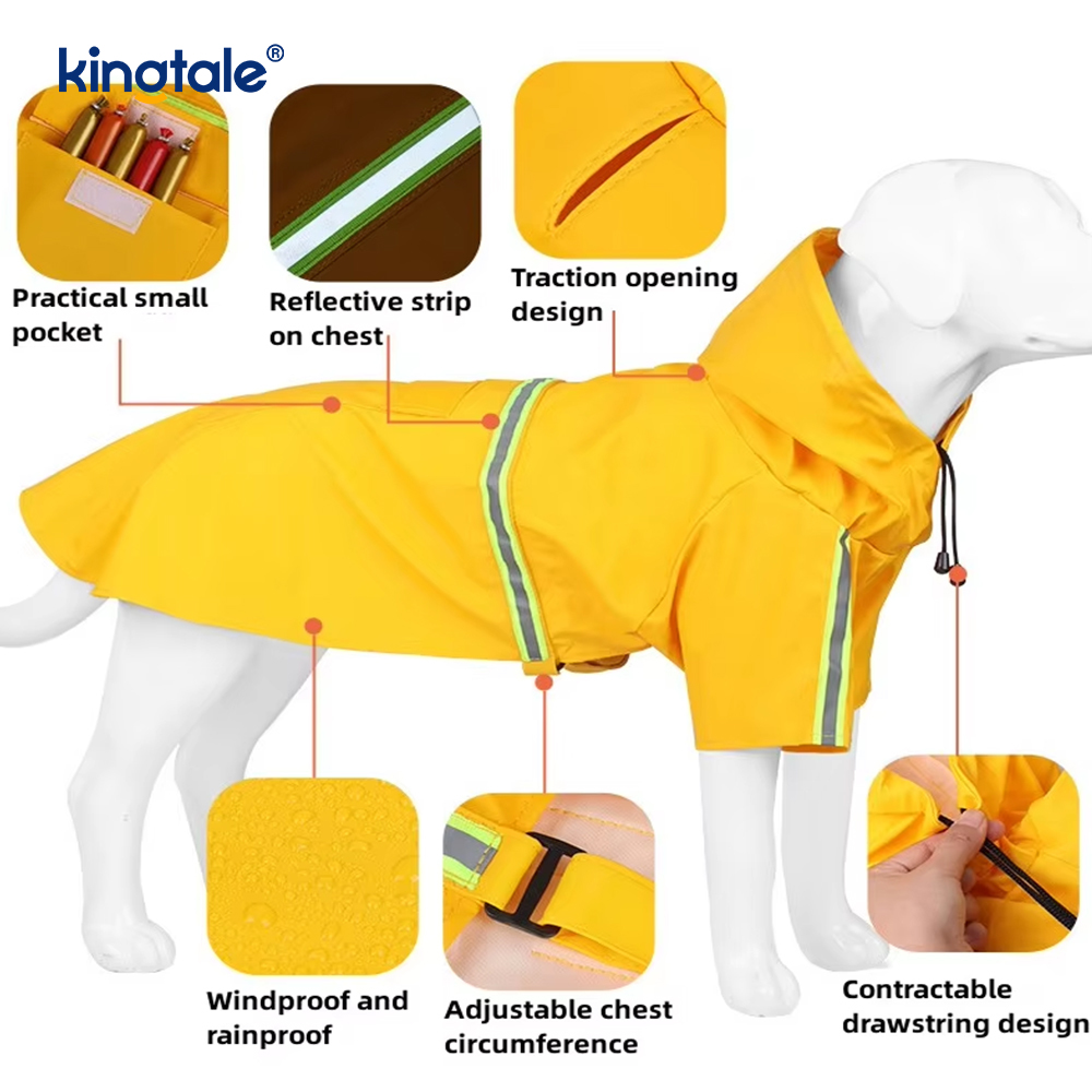Capa de chuva para animais de estimação