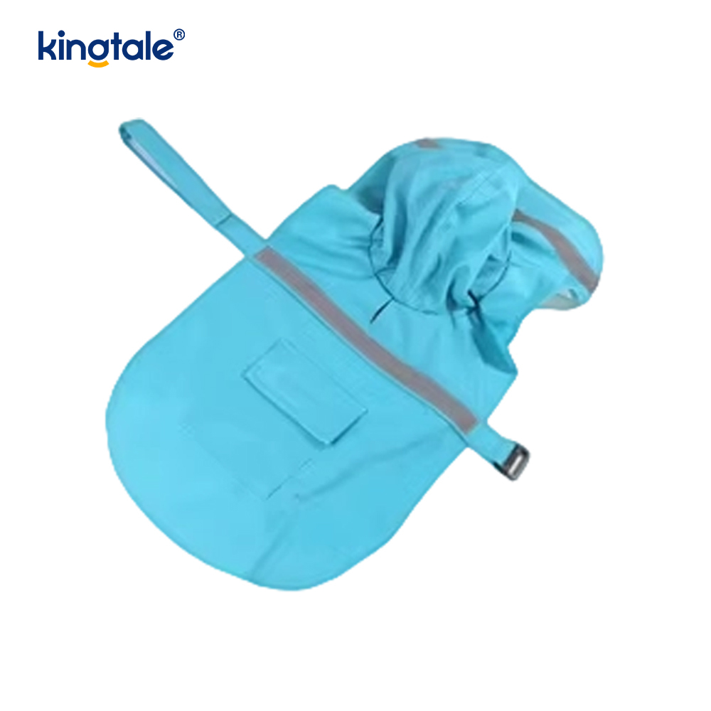 Capa de chuva para cachorro multicolorida