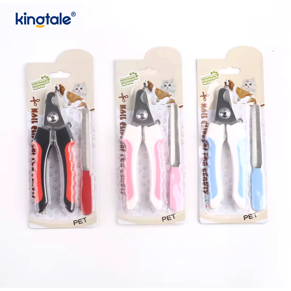 Cortador de unhas e conjunto de limas para animais de estimação