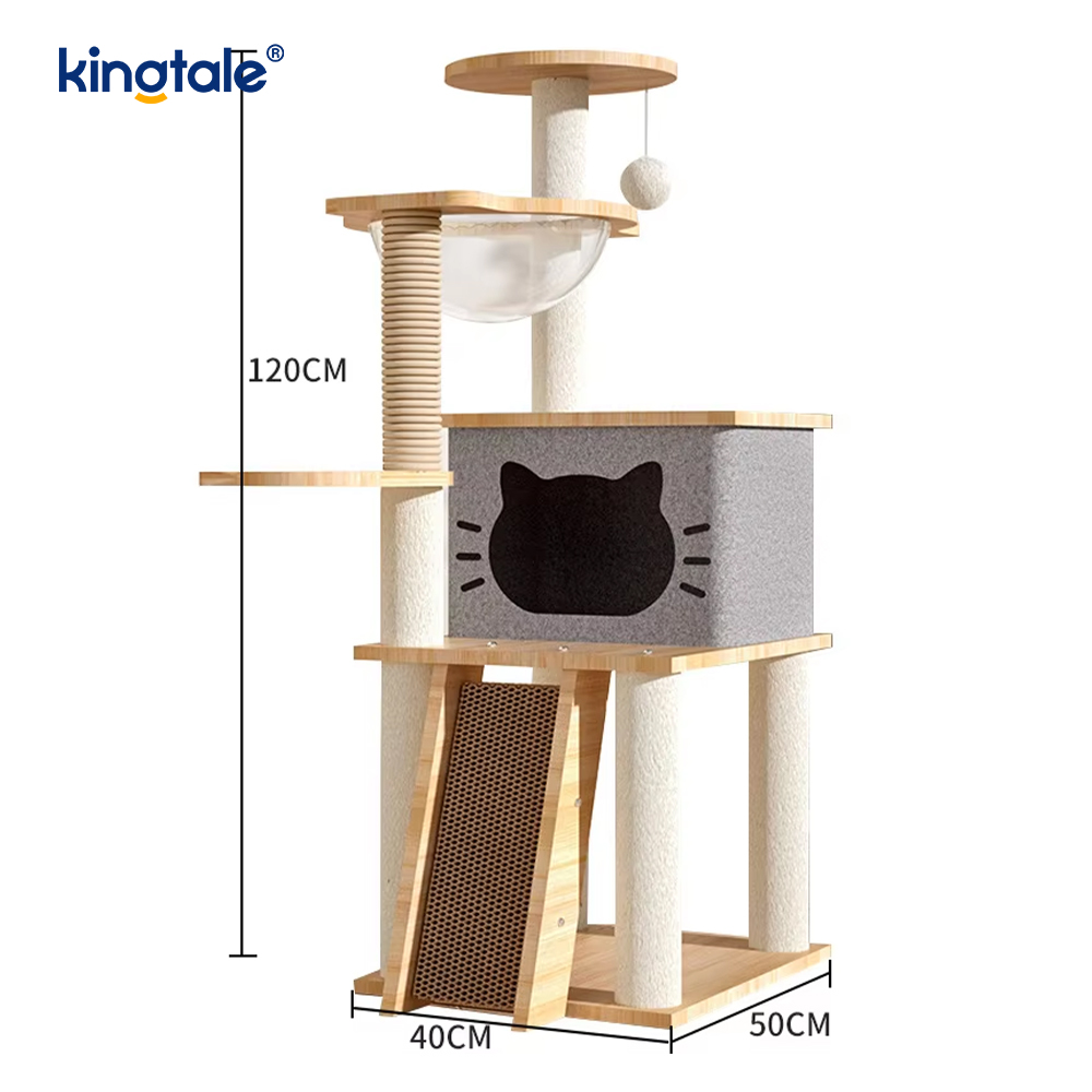 Árvore de gato de feltro MDF