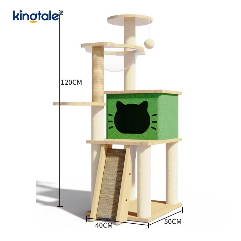 Árvore de gato de feltro MDF