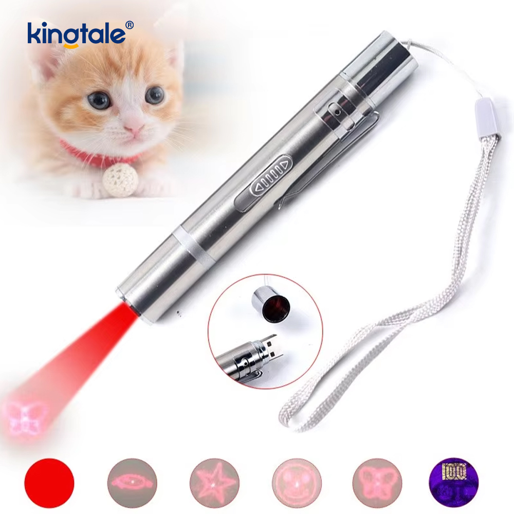 Brinquedo para gato a laser recarregável por USB