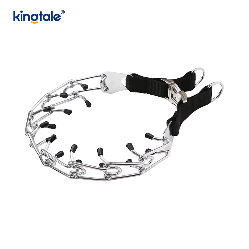 Coleira para cachorro com fivela de metal