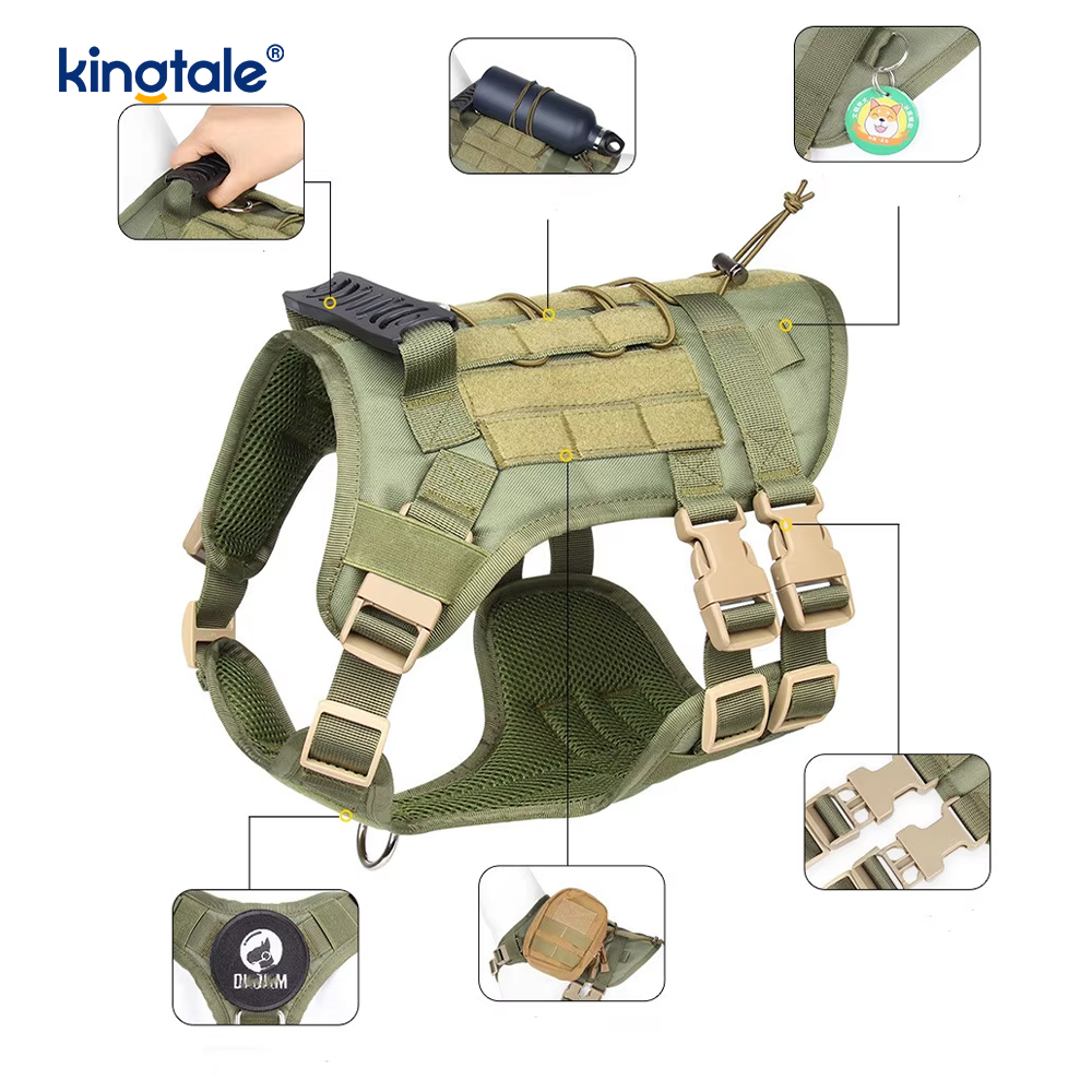 Arnês militar para cães