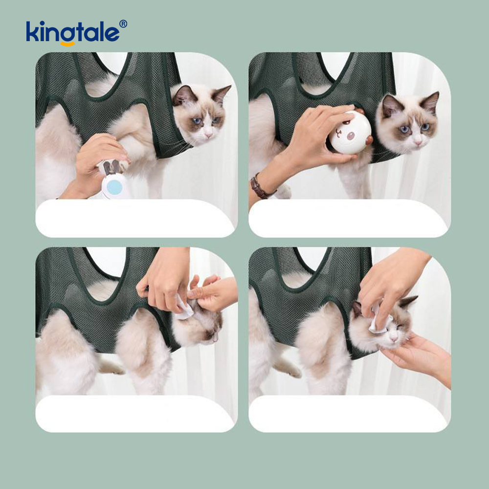 Rede para cuidar de animais de estimação com cortador de unhas/aparadores de unhas/tesoura de limpeza