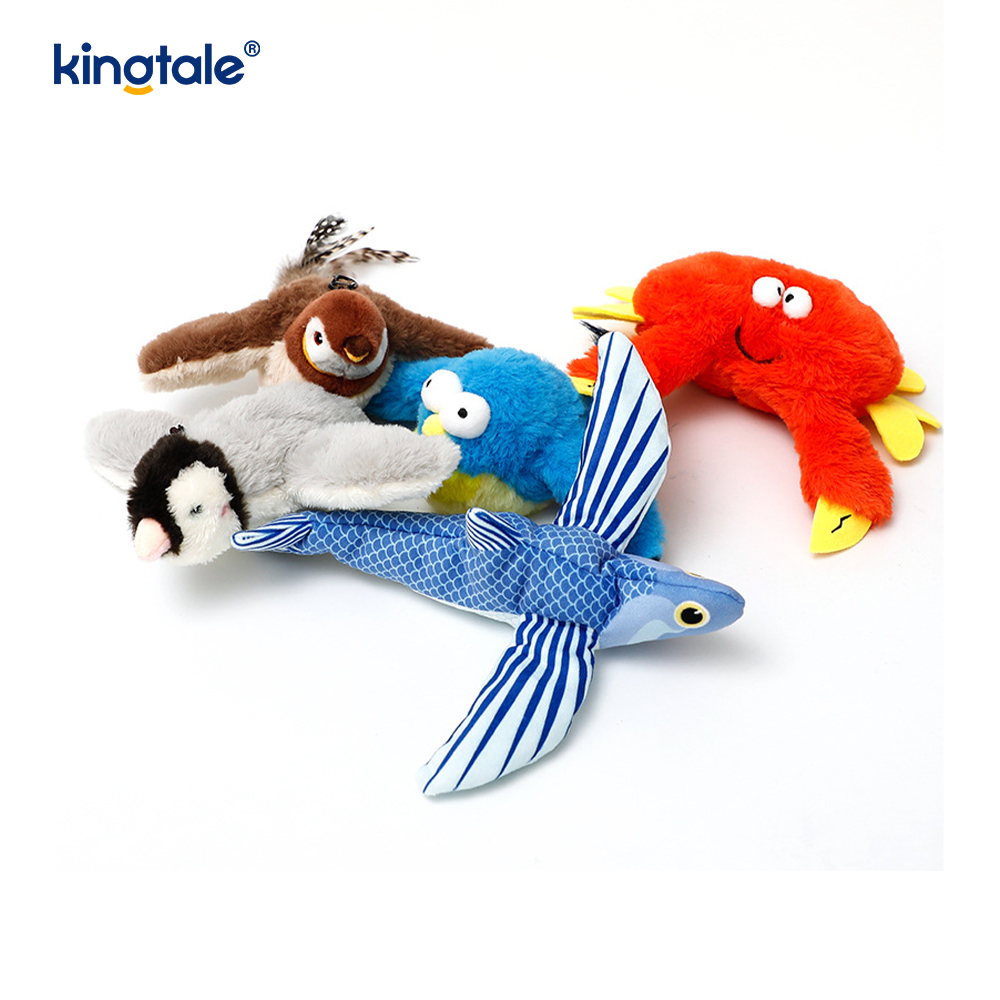 Brinquedo simulado do luxuoso do animal de estimação do pardal para todas as raças gato kicker catnip brinquedos pardal