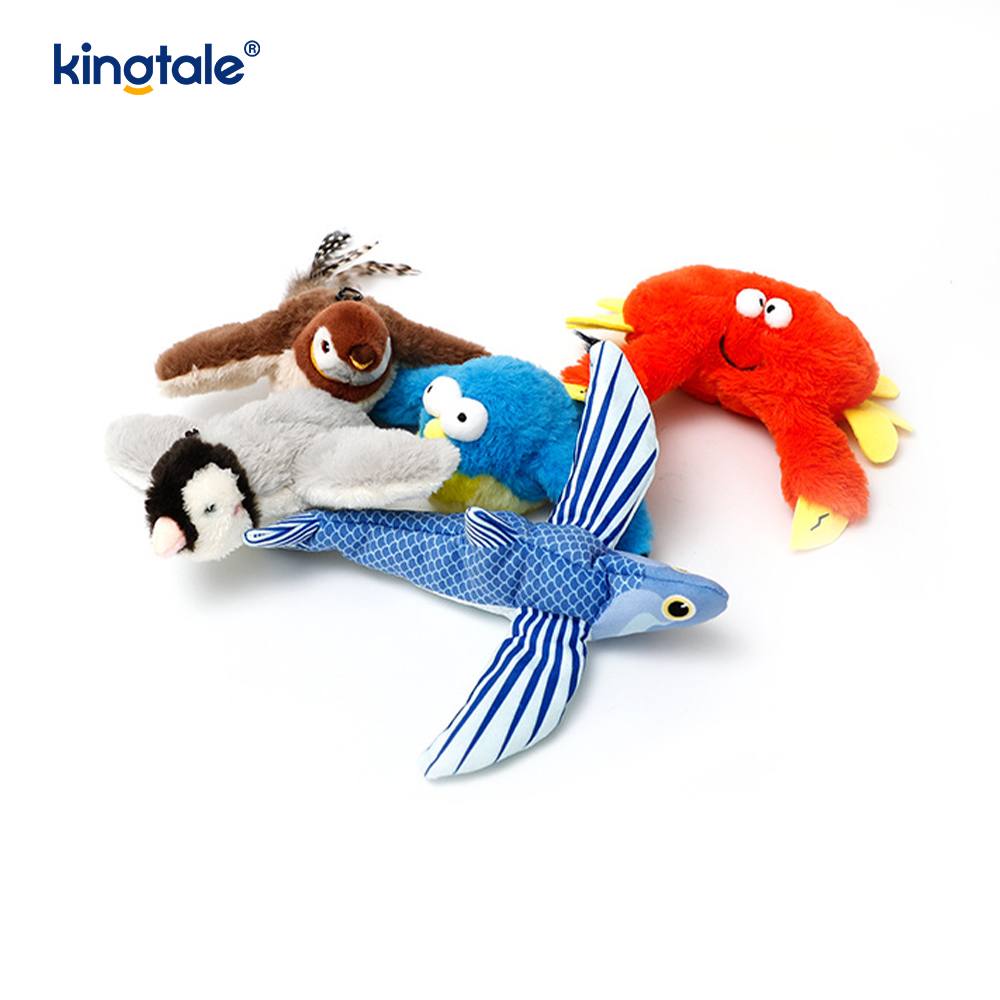 Brinquedo simulado do luxuoso do animal de estimação do pardal para todas as raças gato kicker catnip brinquedos pardal