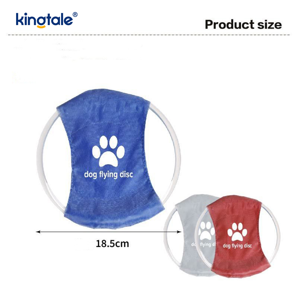 Pet Light-Up Frisbee Alta Visibilidade Iluminado Pet Training Jogando Jogando Para Exercício