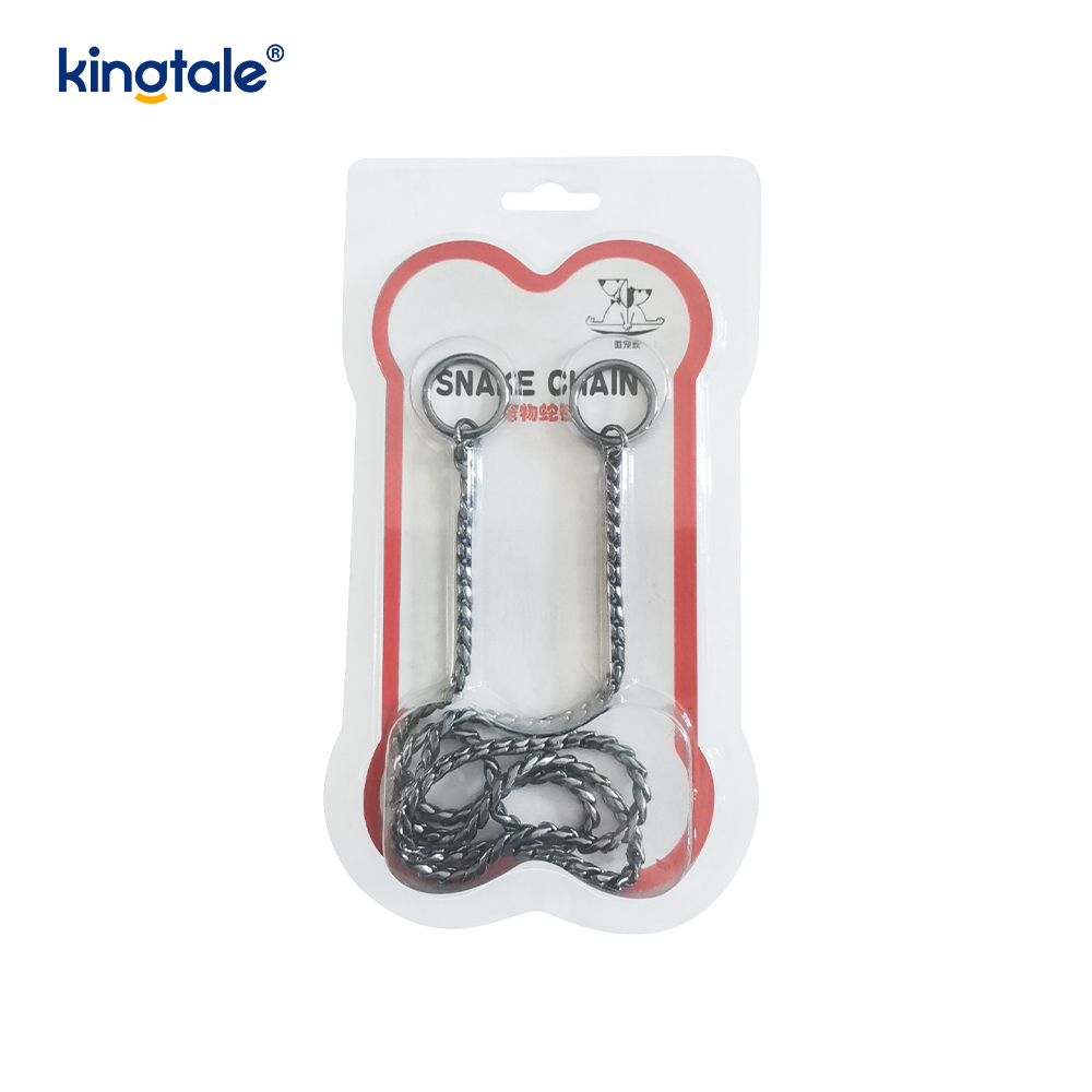 Coleira de cobre pura para cães cobra de metal para cães pequenos e médios