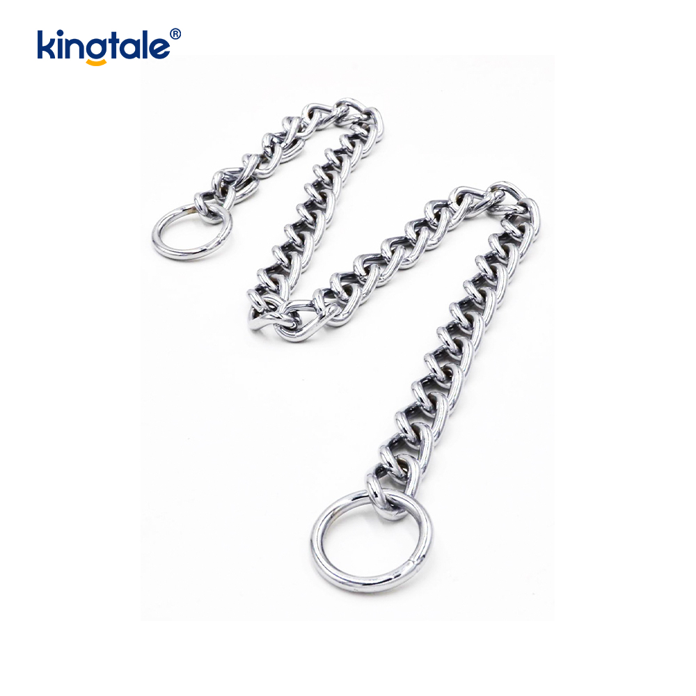 Corrente pesada do deslizamento P da coleira do bloqueador do cão do treinamento do metal para cães