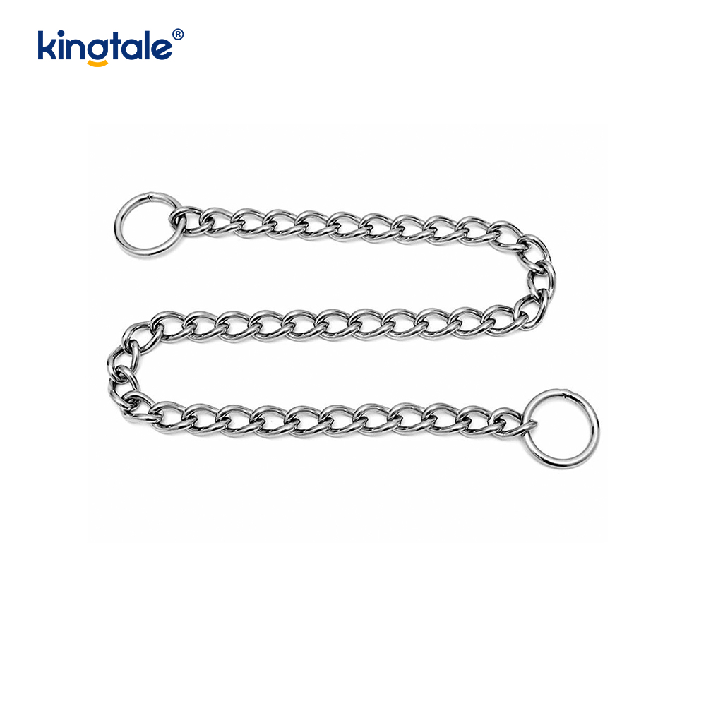 Corrente pesada do deslizamento P da coleira do bloqueador do cão do treinamento do metal para cães