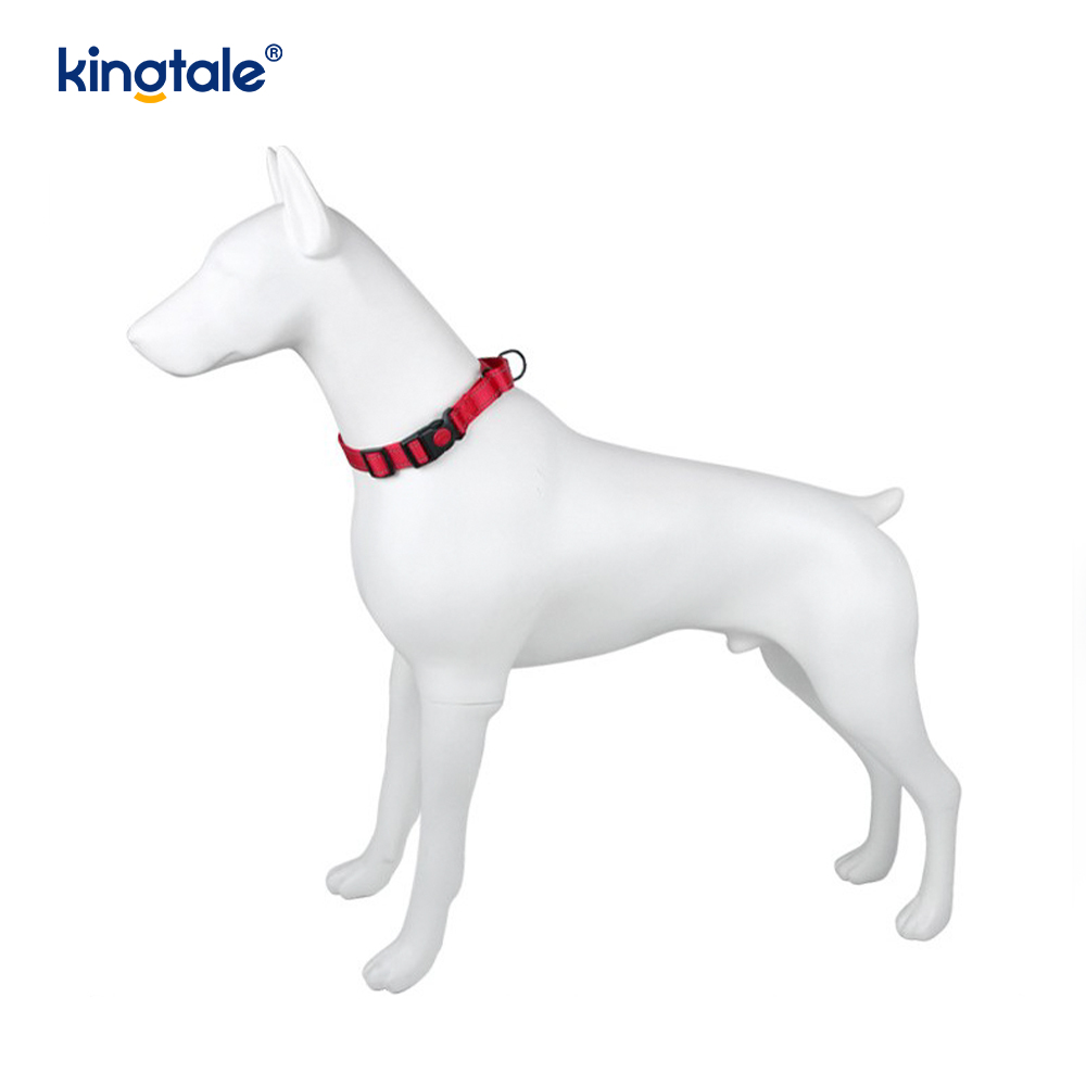 Nenhuma coleira de nylon ajustável reflexiva do Martingale da tração para cães de S M A L L