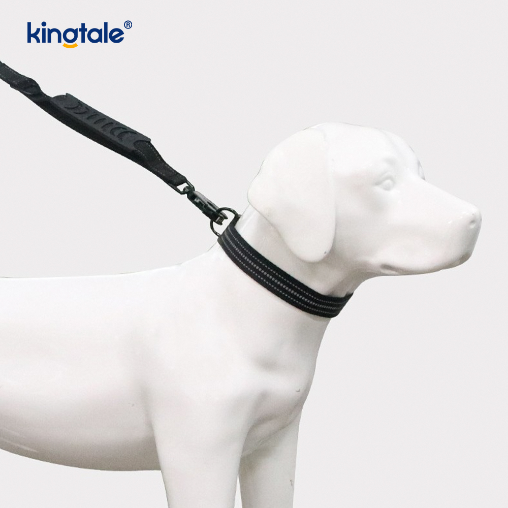 Reflexivo sem tração resistente tático coleira de cachorro trela bungee lead