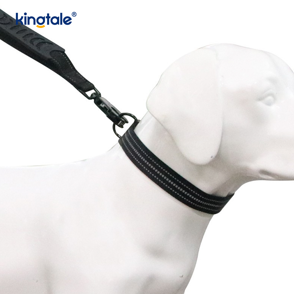 Reflexivo sem tração resistente tático coleira de cachorro trela bungee lead