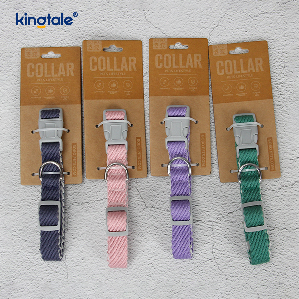 Conjunto de coleira de arnês para cães com padrão de impressão OEM / ODM personalizado