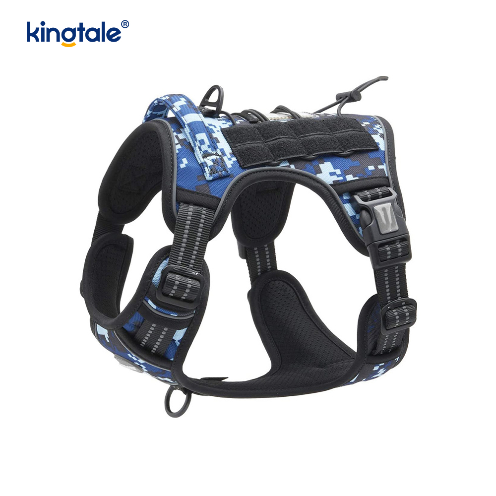 Sólido sem tração Nylon Heavy Duty Dog Belt Vest Training Harnesses Peito