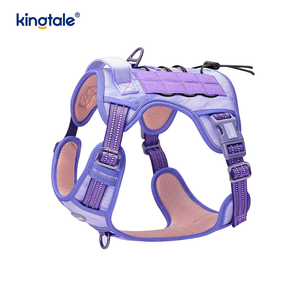 Sólido sem tração Nylon Heavy Duty Dog Belt Vest Training Harnesses Peito