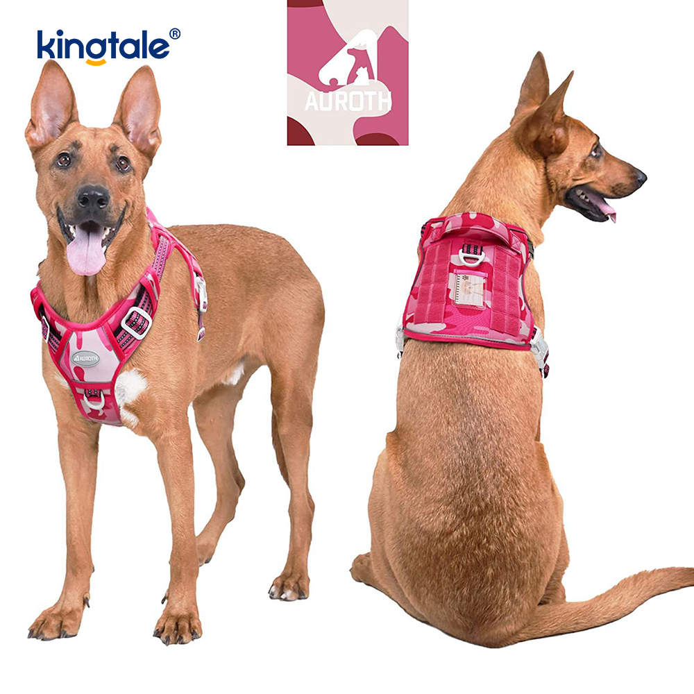 Sólido sem tração Nylon Heavy Duty Dog Belt Vest Training Harnesses Peito
