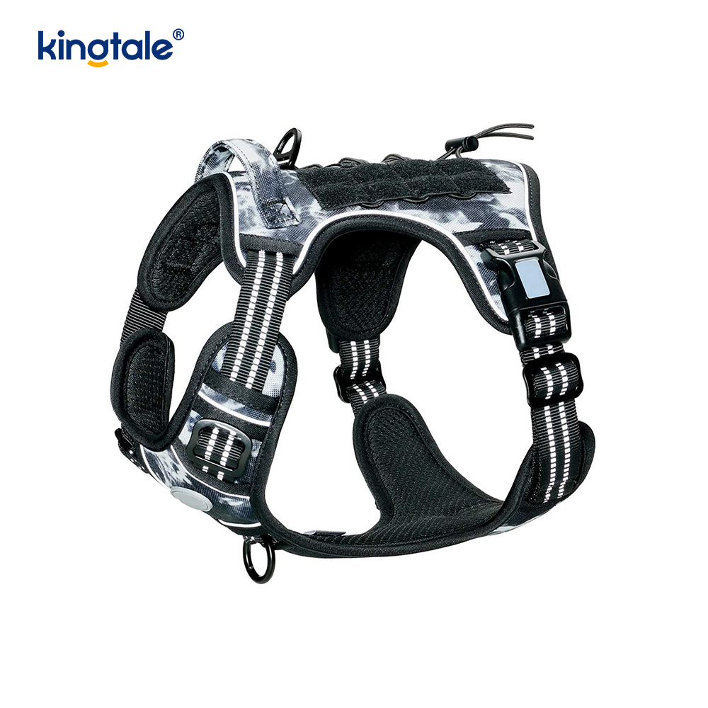 Sólido sem tração Nylon Heavy Duty Dog Belt Vest Training Harnesses Peito