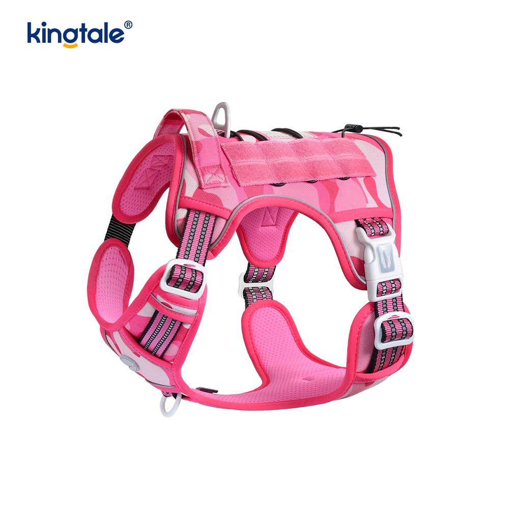 Sólido sem tração Nylon Heavy Duty Dog Belt Vest Training Harnesses Peito