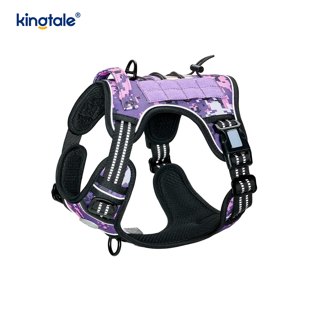 Sólido sem tração Nylon Heavy Duty Dog Belt Vest Training Harnesses Peito