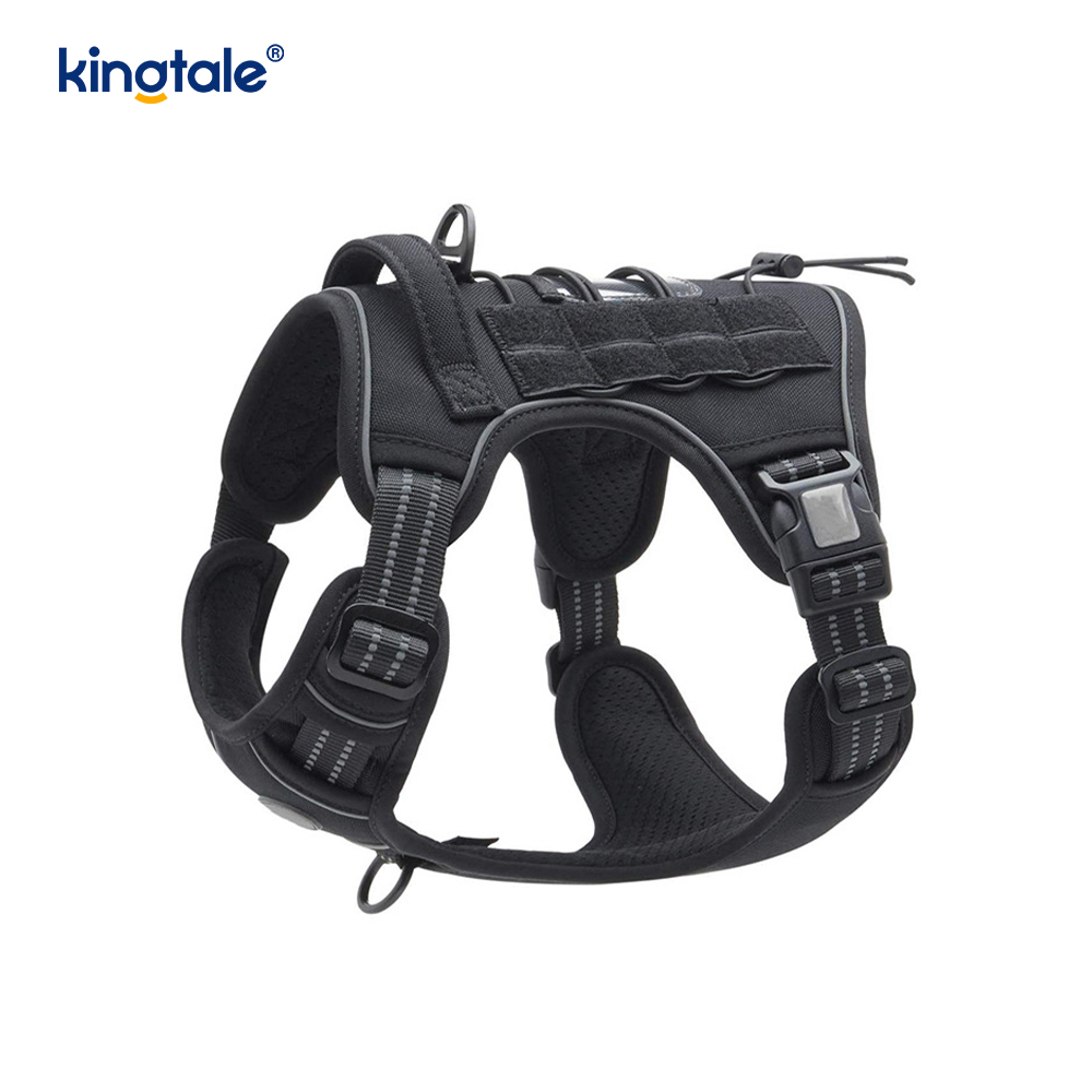 Sólido sem tração Nylon Heavy Duty Dog Belt Vest Training Harnesses Peito