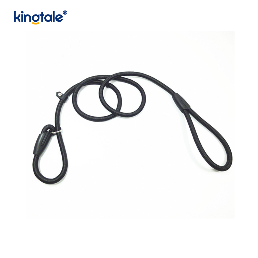 Coleira de cachorro com chumbo deslizante, trela de corda de nylon forte, trela de treinamento de cachorro para animais de estimação