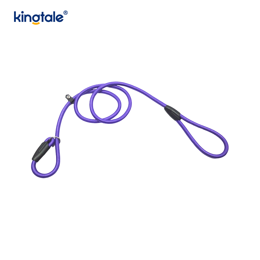 Coleira de cachorro com chumbo deslizante, trela de corda de nylon forte, trela de treinamento de cachorro para animais de estimação