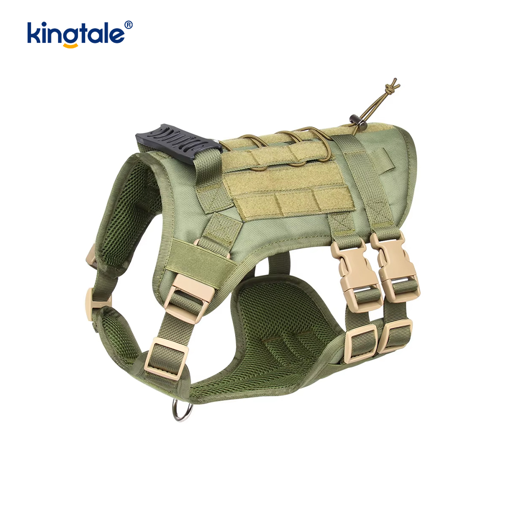 Chicote de fios ajustável respirável personalizado do cão da grande malha da veste resistente