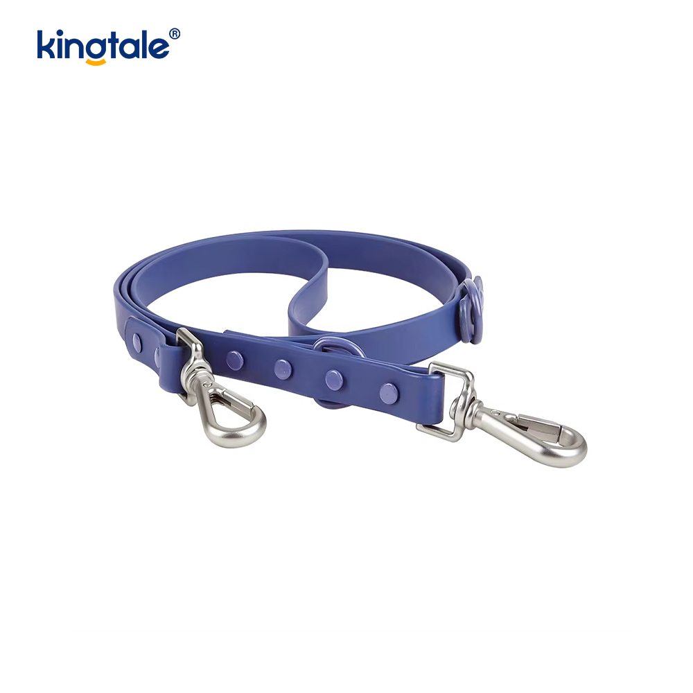 Coleira de arnês para cães à prova d'água leve e elegante personalizada em PVC