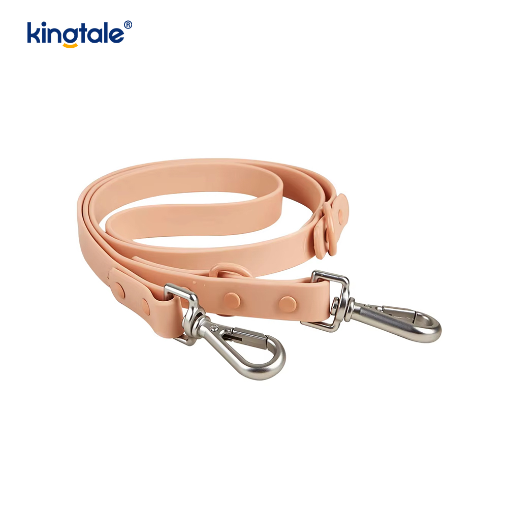 Coleira de arnês para cães à prova d'água leve e elegante personalizada em PVC