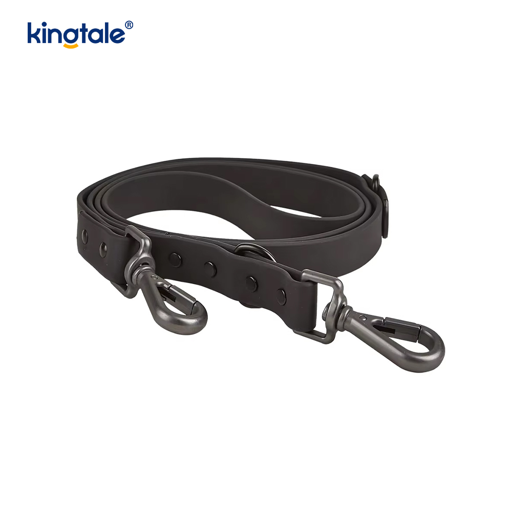 Coleira de arnês para cães à prova d'água leve e elegante personalizada em PVC
