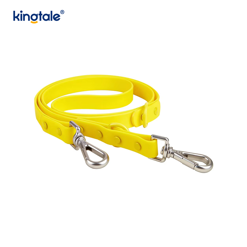 Coleira de arnês para cães à prova d'água leve e elegante personalizada em PVC