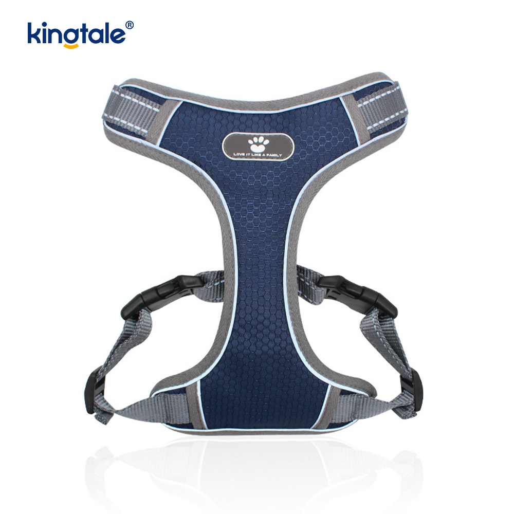 Ajustável Soft Acolchoado No-Pull Pet Harness Reflexivo Dog Oxford Vest