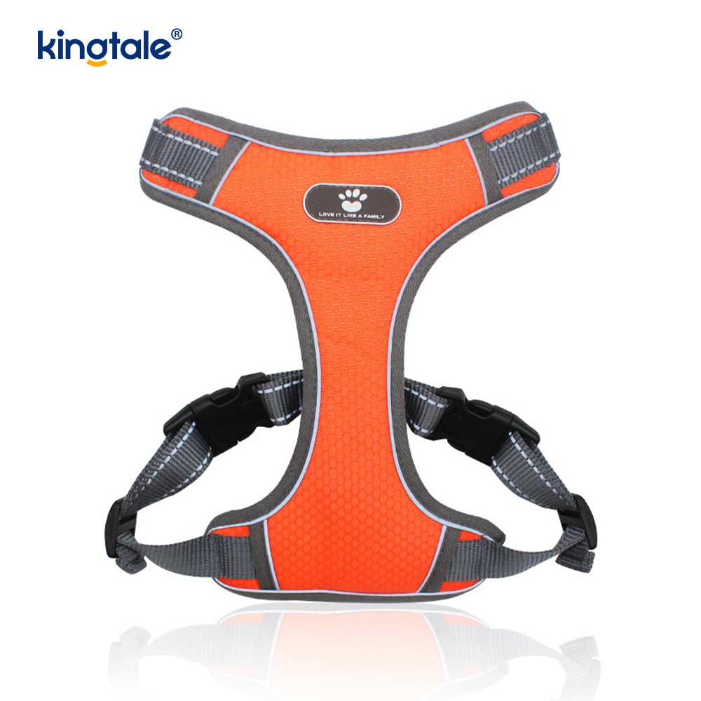Ajustável Soft Acolchoado No-Pull Pet Harness Reflexivo Dog Oxford Vest