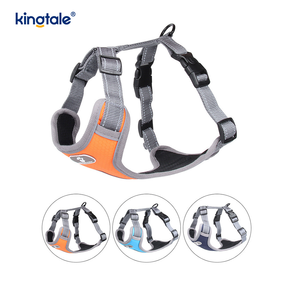 Ajustável Soft Acolchoado No-Pull Pet Harness Reflexivo Dog Oxford Vest