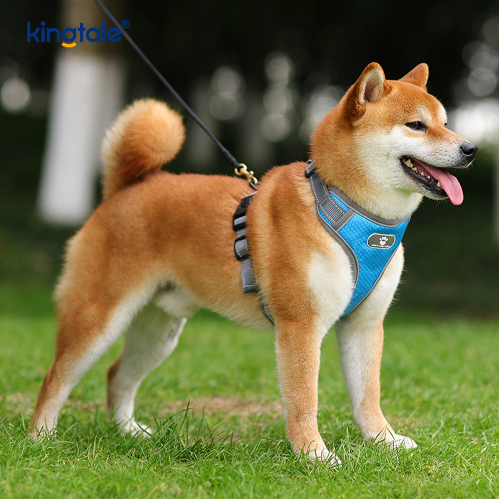 Ajustável Soft Acolchoado No-Pull Pet Harness Reflexivo Dog Oxford Vest