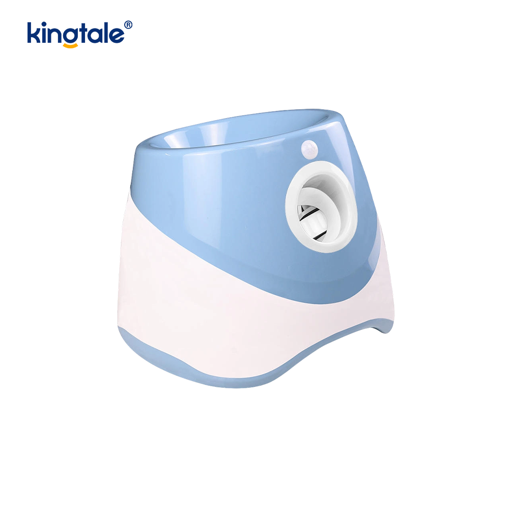 Lançador de bola automático com 3 mini bolas de tênis brinquedos para cães ao ar livre