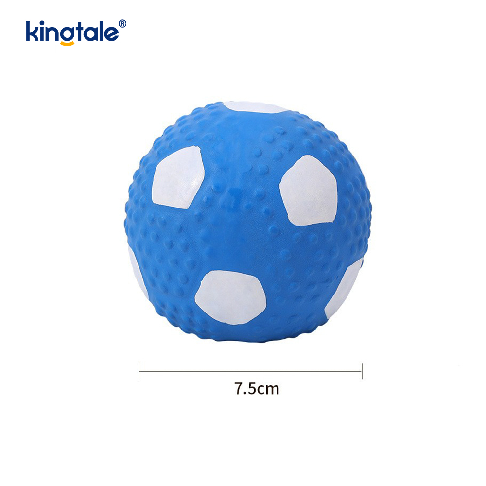 Brinquedos de látex que fazem barulho para animais de estimação (futebol, futebol, vôlei)