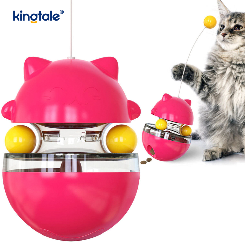 Brinquedo interativo para gatos, o copo provoca o gato e perde a bola Novo brinquedo para gatos