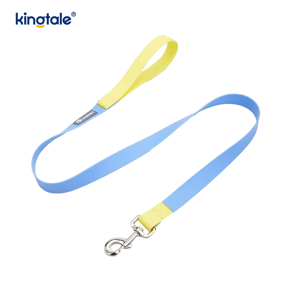 Coleira de cachorro à prova d'água, moda luxuosa, suprimentos para animais de estimação de nylon simples