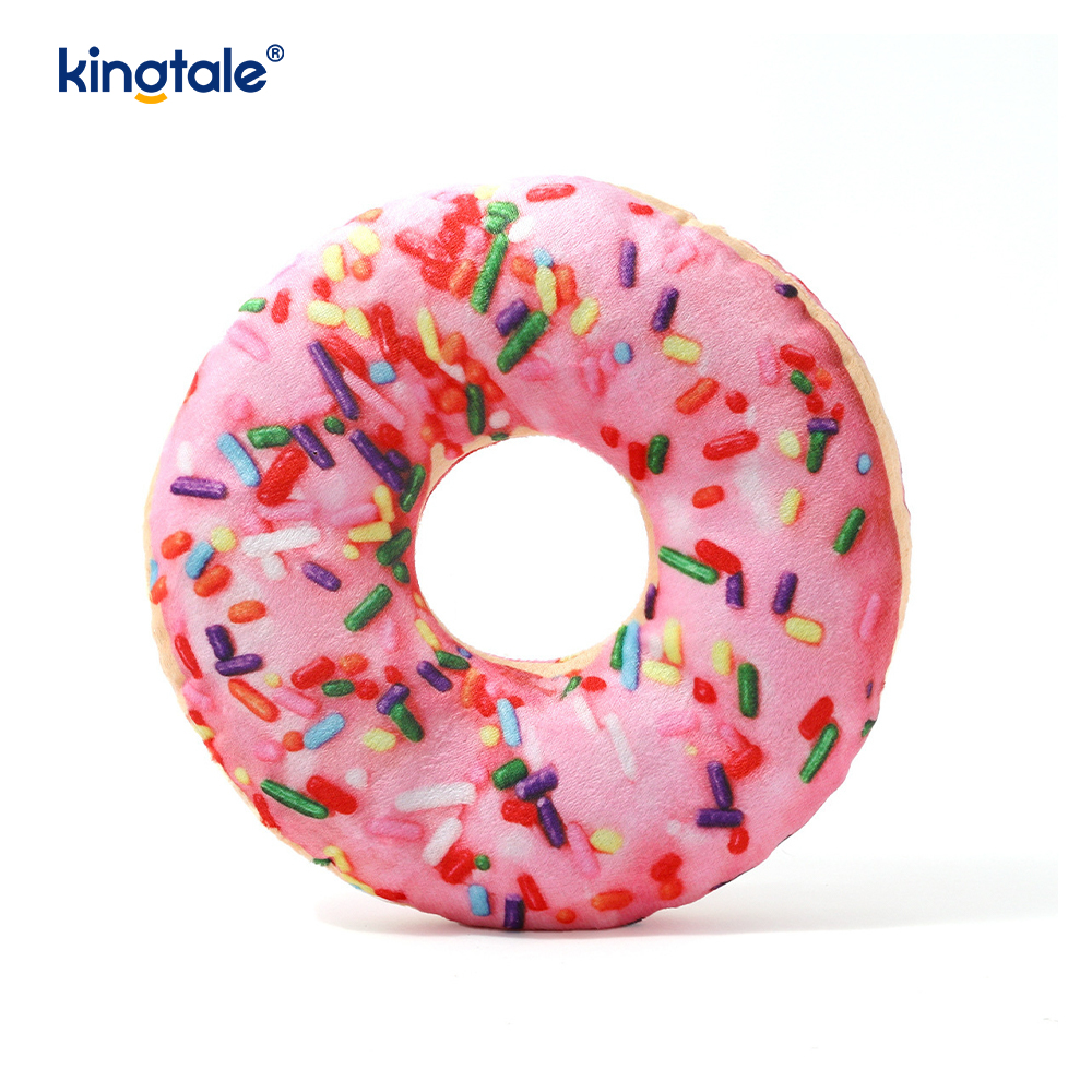 Brinquedos divertidos para mastigar para animais de estimação - Pizza e Donut