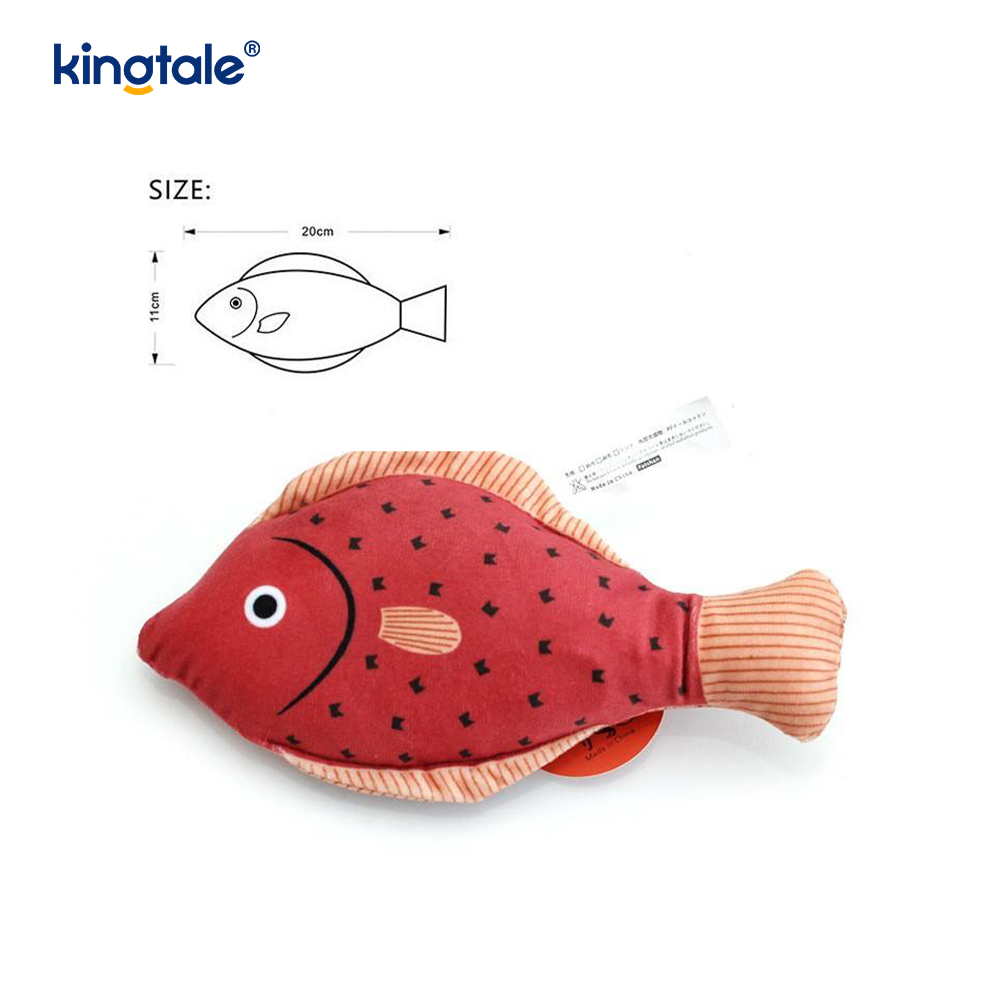 Brinquedos para gatos Catnip tranquilizantes e estridentes com vários peixes realistas