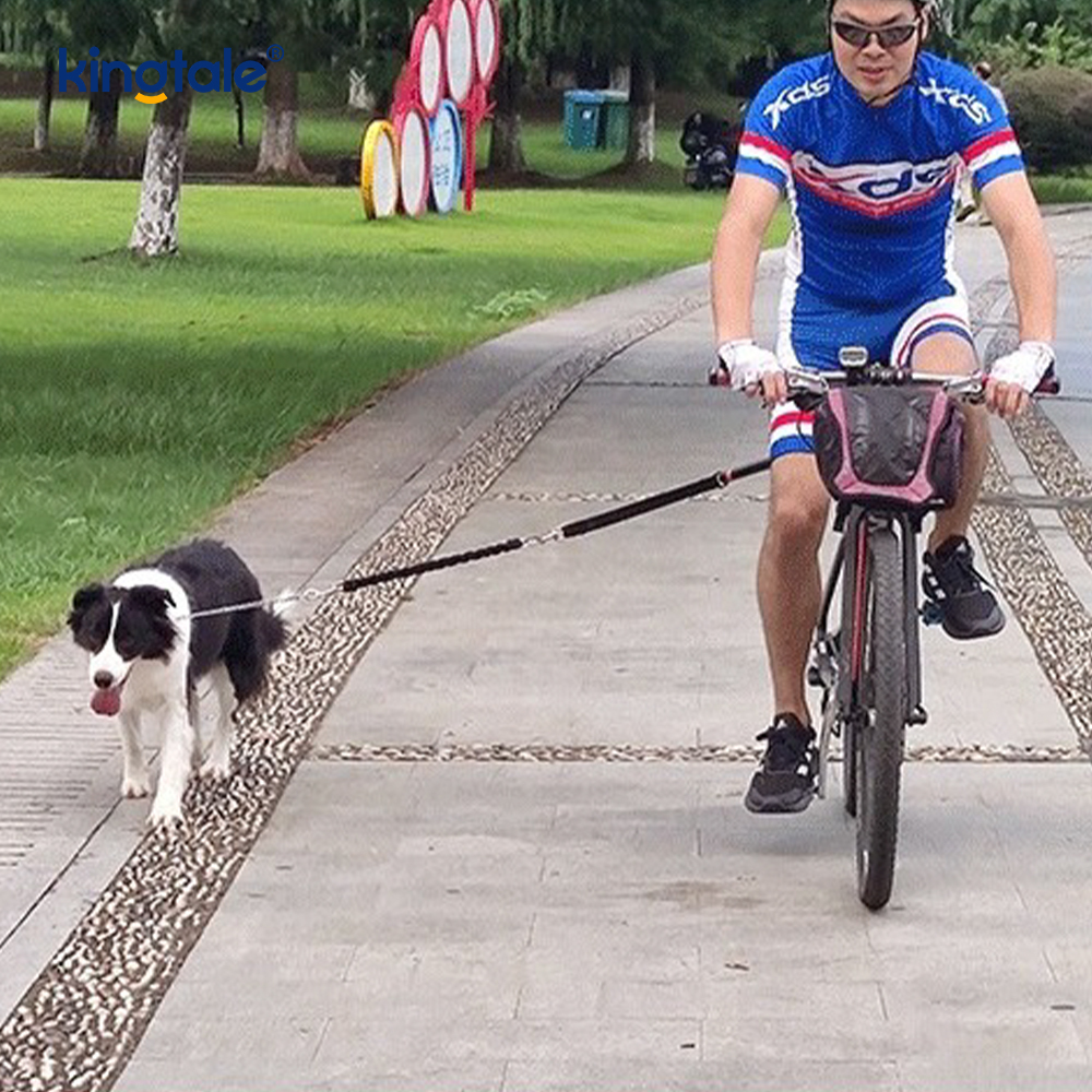 Acessório de trela para cães de bicicleta Corda de tração para cães de ciclismo mãos-livres