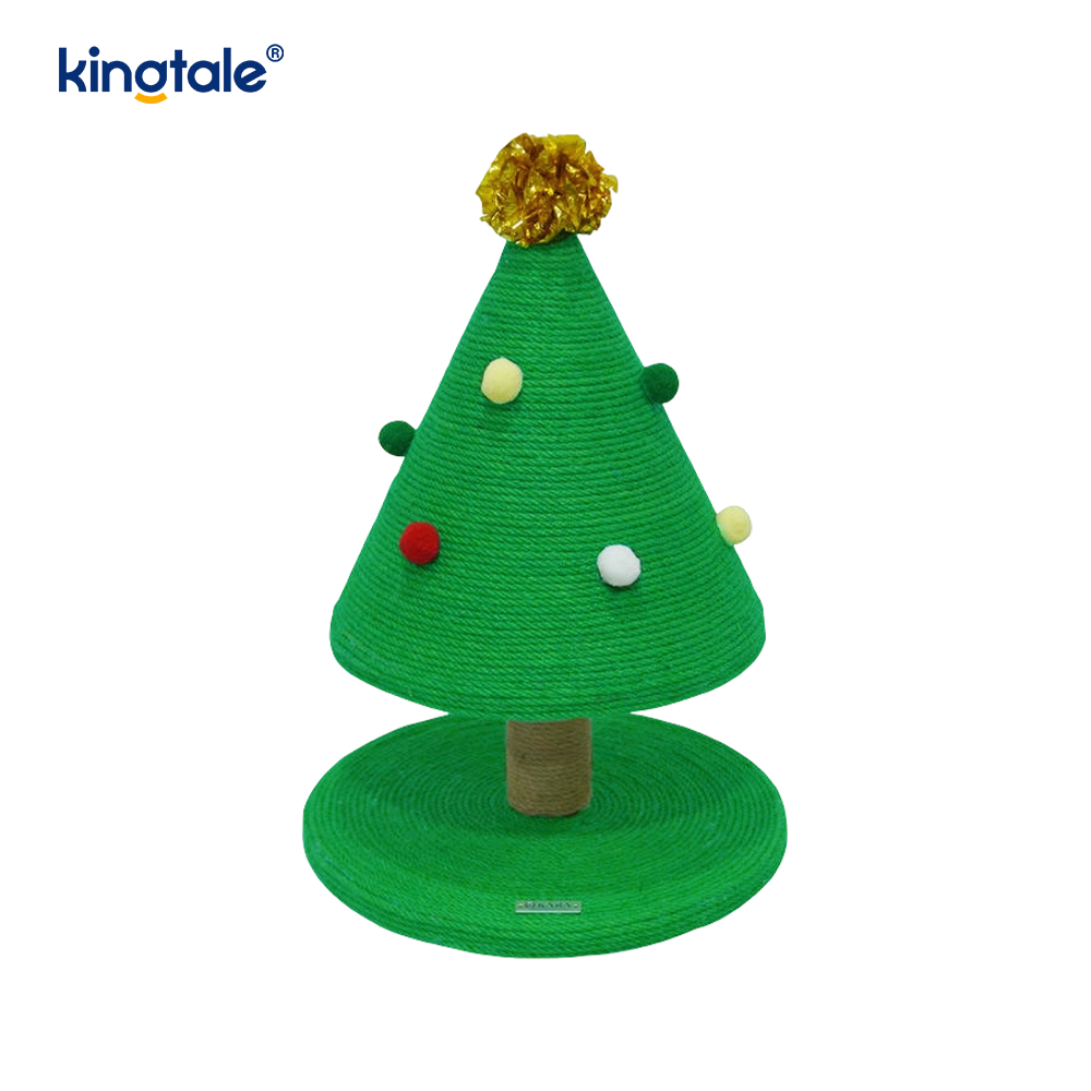 Série de Natal personalizada resistente ao desgaste Cat Scratch Pillar Siege Tower Apartment