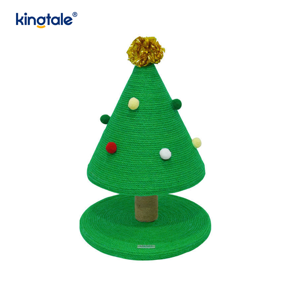 Série de Natal personalizada resistente ao desgaste Cat Scratch Pillar Siege Tower Apartment