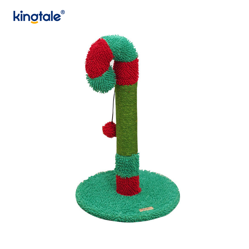 Série de Natal personalizada resistente ao desgaste Cat Scratch Pillar Siege Tower Apartment