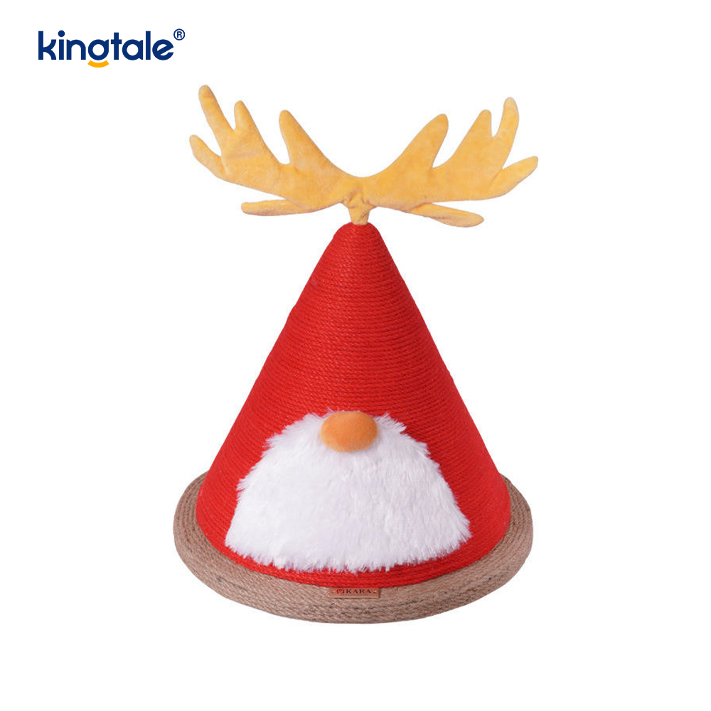 Série de Natal personalizada resistente ao desgaste Cat Scratch Pillar Siege Tower Apartment