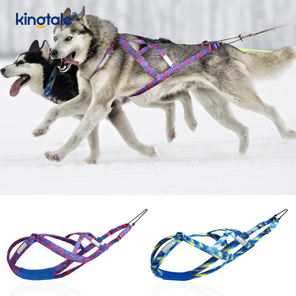 Arnês puxador para cães Husky Mushing X Arnês traseiro para cães